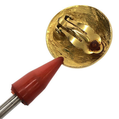 Chanel - Vintage Coco Mark Earrings 96A - Gold - Women's