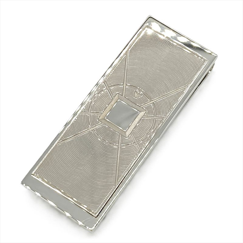 Cartier Pasha De Cartier Dial Motif Money Clip Silver 12208a Unisex