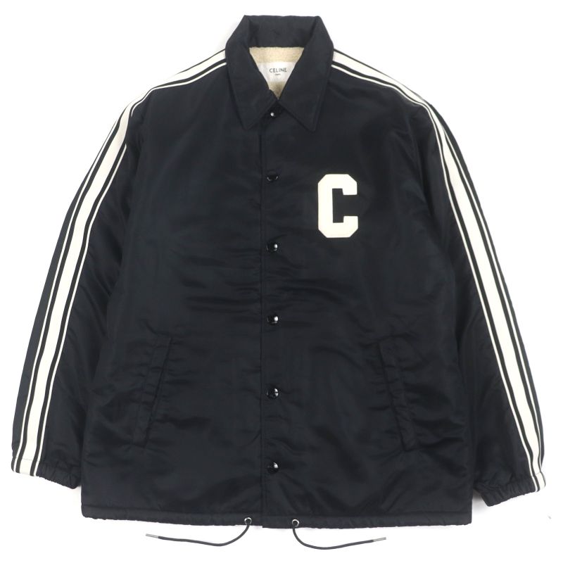 Celine 24AW 2w93c227r Eddie Period Fleece With C Patch Cotton Filled Coach