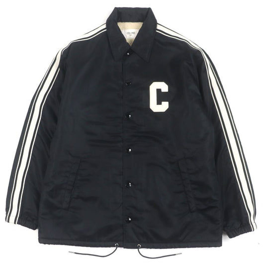 Celine 24AW 2w93c227r Eddie Period Fleece With C Patch Cotton Filled Coach