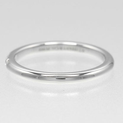Tiffany & Co Forever Wedding Classic Band Pt950platinum X 3P Diamonds #6.5