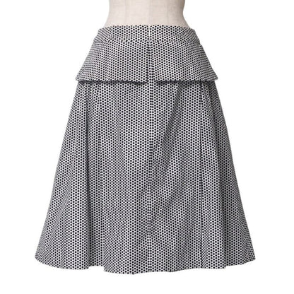 Chanel Setup Size 38 P60 CC Logo Coco Mark Button Short Sleeves Blouse Full