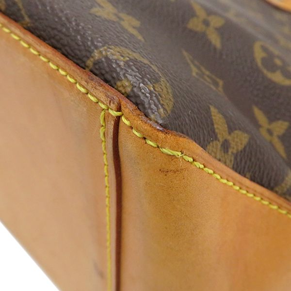 Louis Vuitton Tote Bag Cabas Mezzo Monogram Canvas Monogram Gold Hardware Brown