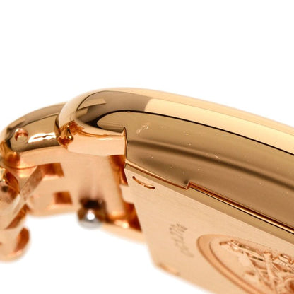 Hermes Cc1270a Cape Cod 8P Diamond Watch 18K Pink Gold Ladies