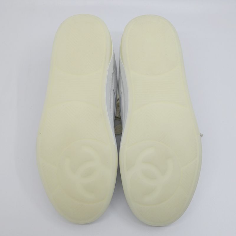Chanel Coco Mark Sneakers - Gg39978 24P Size 37 Approx 23.5cm (9.25in)