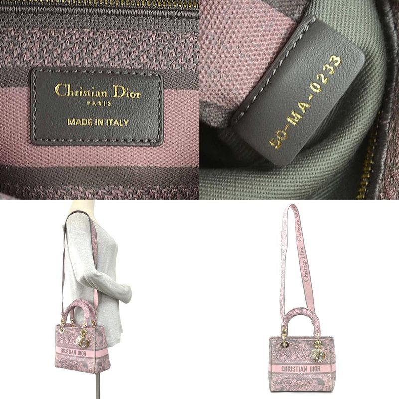 Christian DIOR Shoulder Bag Handbag Lady D-light