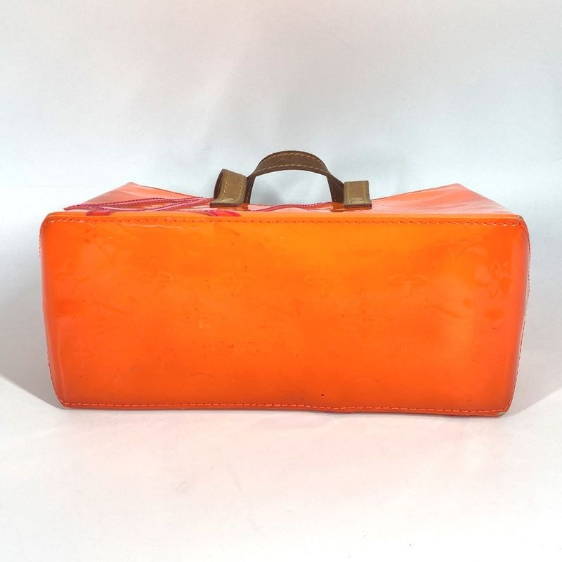 Louis Vuitton Tote Bag Reed PM M91905 Monogram Vernis Orange