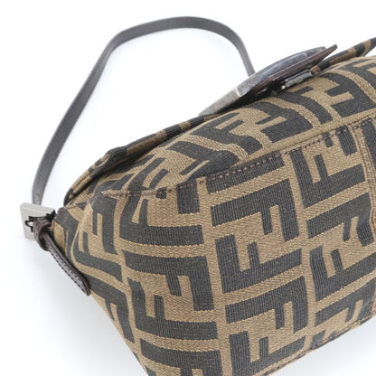 Fendi Zucca Mamma Bucket Baguette Leather Shoulder Bag Shoulder One Shoulder
