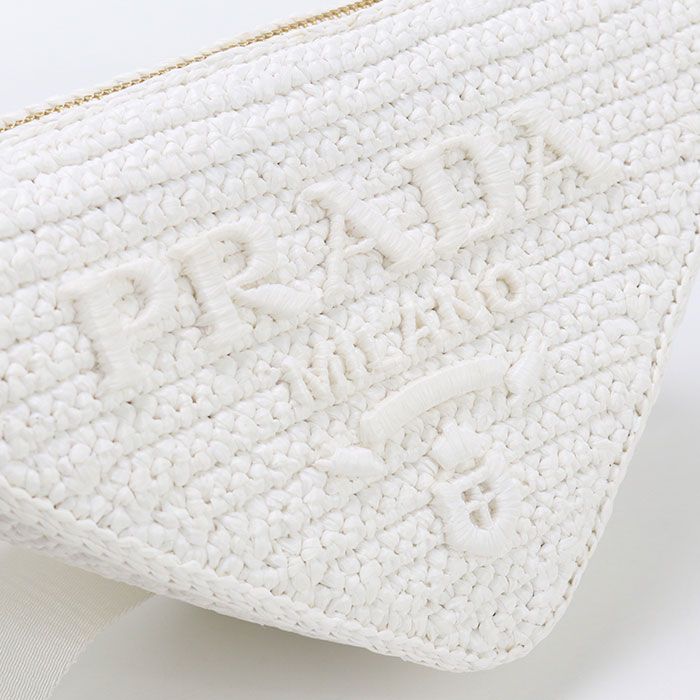 Prada 1bh190 Crossbody Shoulder Bag Raffia Women