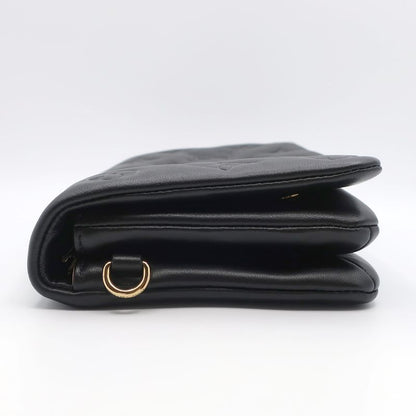 Louis Vuitton Pochette Cousin Shoulder Bag M82116 Monogram Black Gold