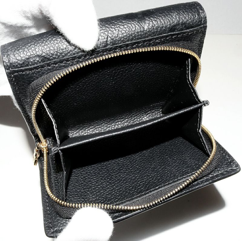 Louis Vuitton Round Zipper Bifold Wallet With Change Pocket Monogram Empreinte