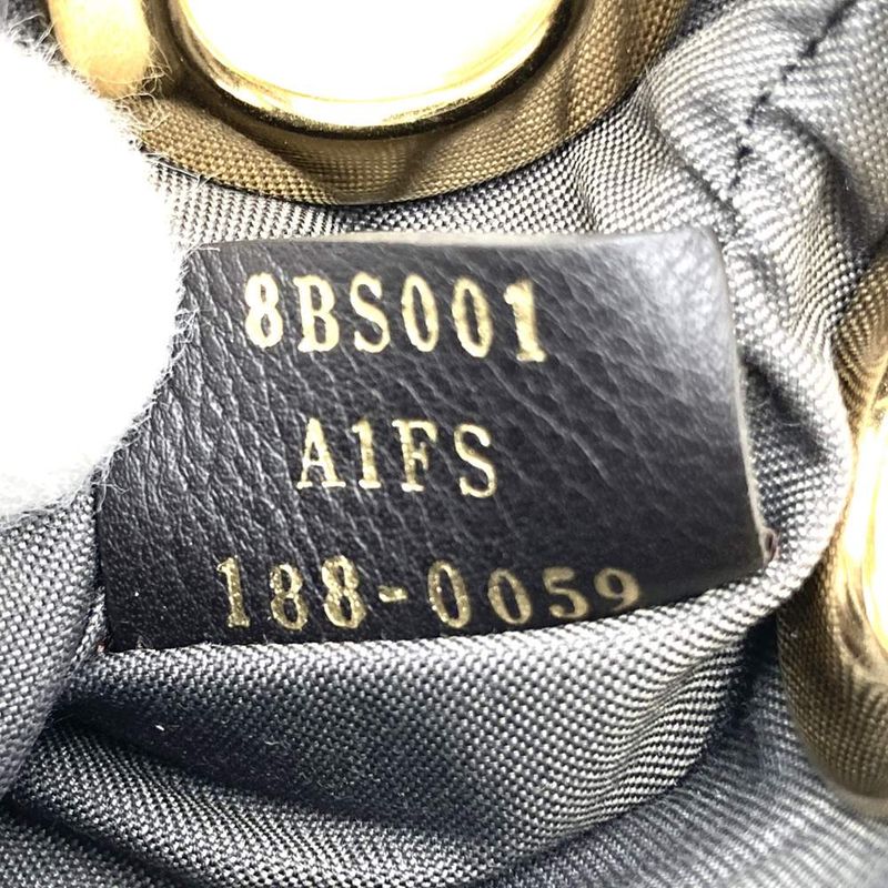 Fendi Triplet 8bs001a1fs Triplet Pouch Leather Clutch Bag Flower White/red/brown