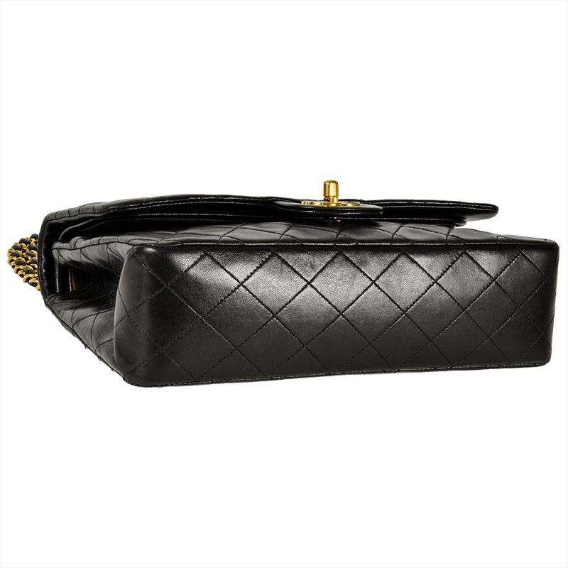 Chanel Matelasse 25 Shoulder Bag Lambskin A01112 Black Gold Hardware 7 Digits 3