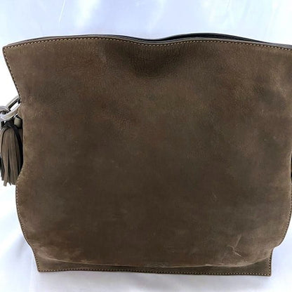 Loewe Drawstring Shoulder Bag Flamenco 30 Brown Anagram