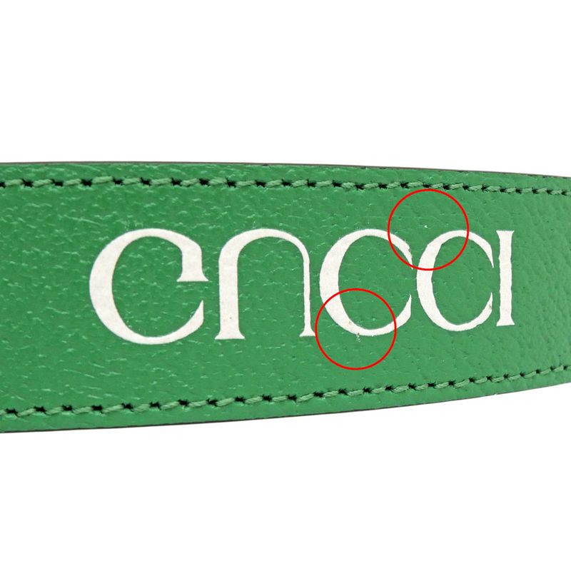 Gucci X Adidas Belt 702277 Green Gold Hardware Green 95cm (37.40in)