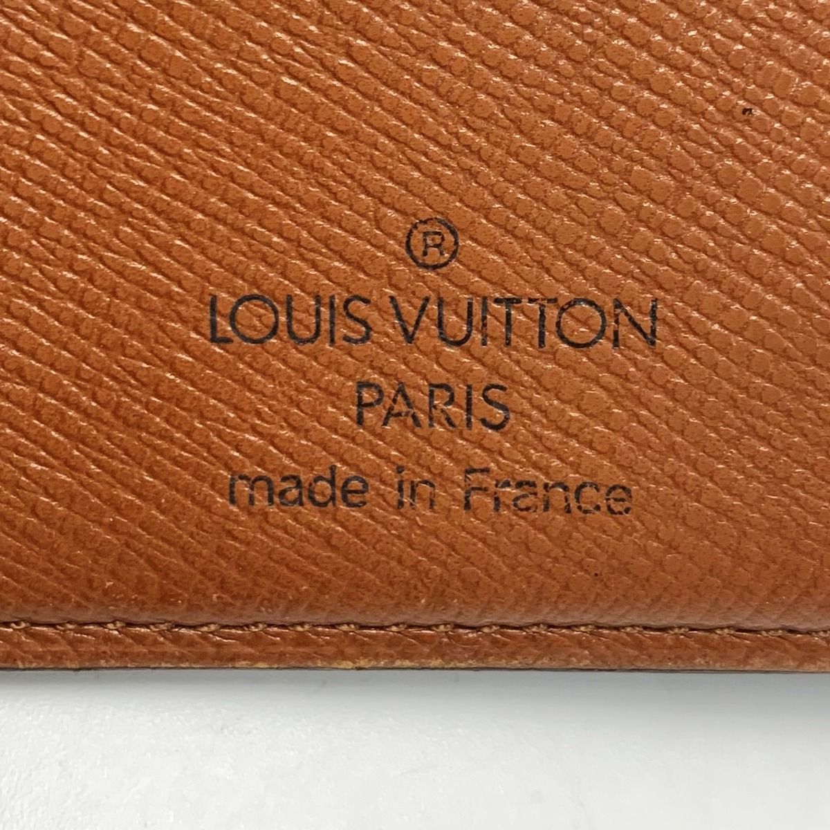 Louis Vuitton Nogram Portefeuille Viennois M61674 Brown Bifold Wallet Leather
