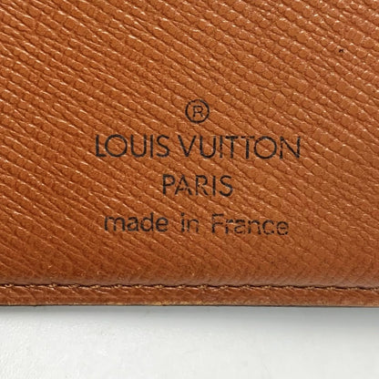 Louis Vuitton Nogram Portefeuille Viennois M61674 Brown Bifold Wallet Leather