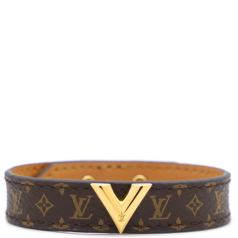 Louis Vuitton Bracelet Essential V Bracelet Metal Monogram Canvas Monogram
