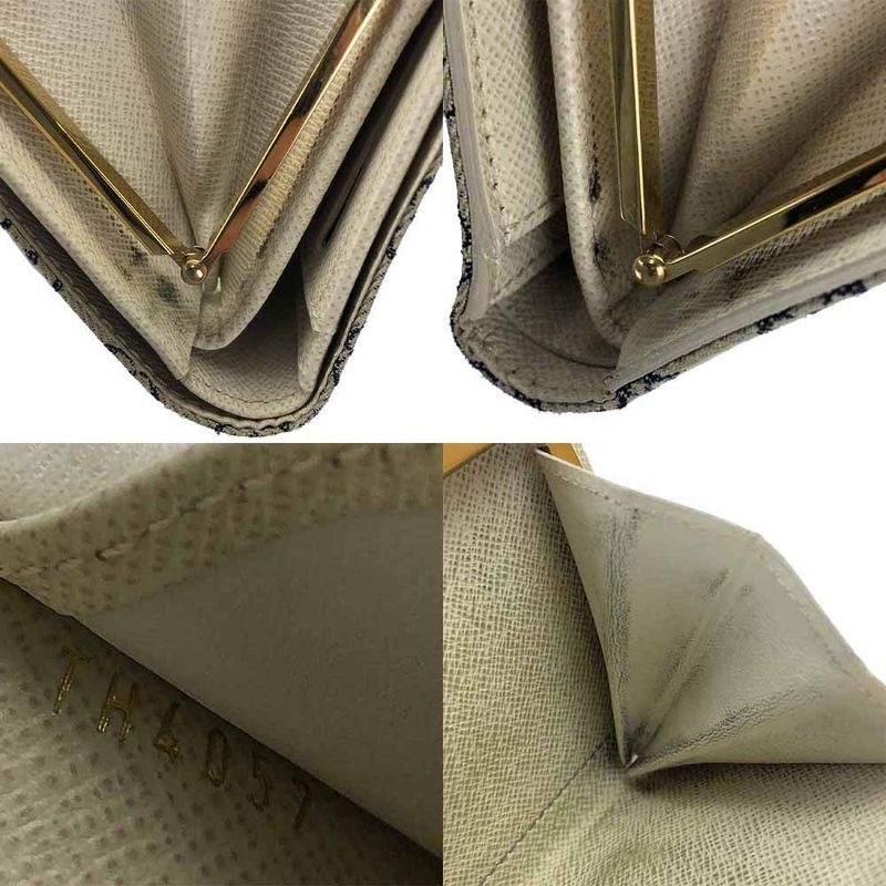 Louis Vuitton Wallet Monogram Mini Lin Porte M95659 Porte Monnaie Viennois