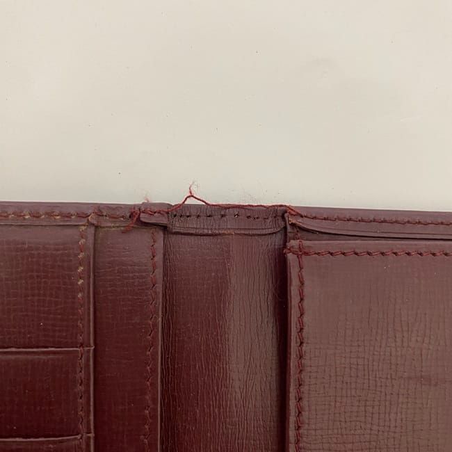 Cartier Trifold Long Wallet Ec22480 Bordeaux Must Wallet