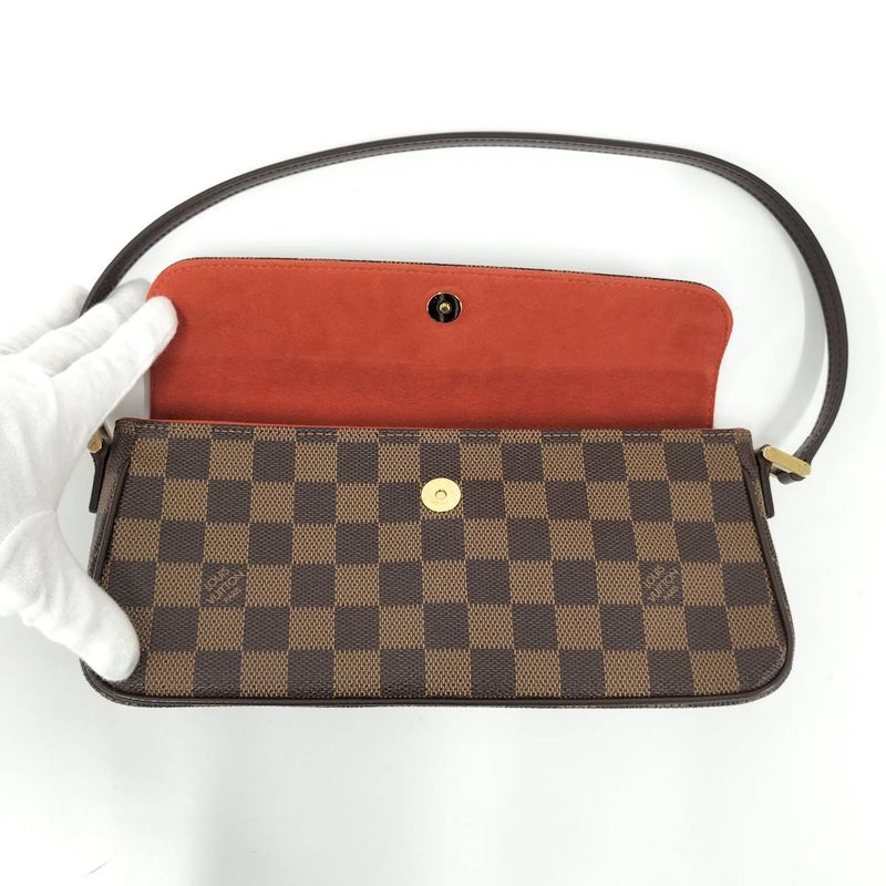 Louis Vuitton Recoleta Handbag Damier Ebène Brown N51299