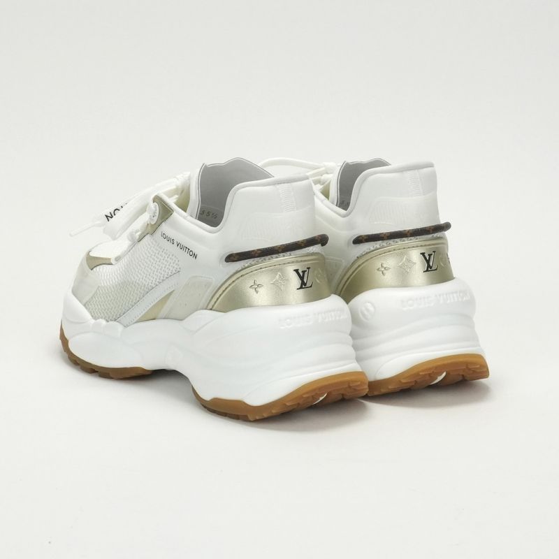 Louis Vuitton Run 55 Run 55 Sneakers Shoes Mixed Material White