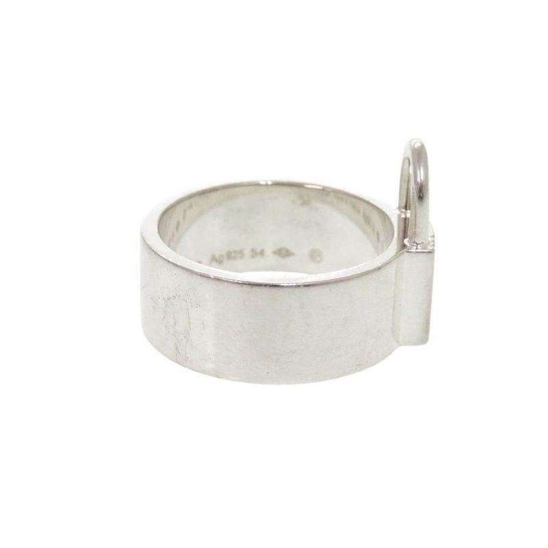 Hermes Alpha Kelly Silver 925 #54 Ring 0950 Hermes