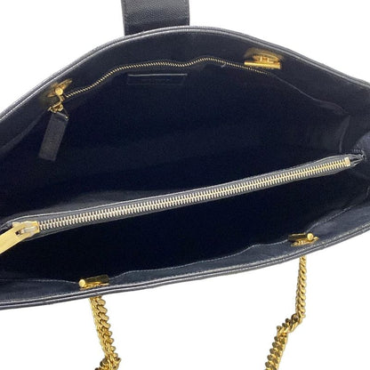 Saint Laurent Paris Tote Bag - 342022 Black Quilted/chain Shoulder Leather