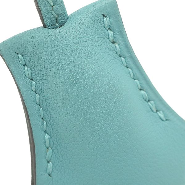 Hermes Handbag Bolide Scles Swift Blue Atoll Silver Hardware Light Blue X