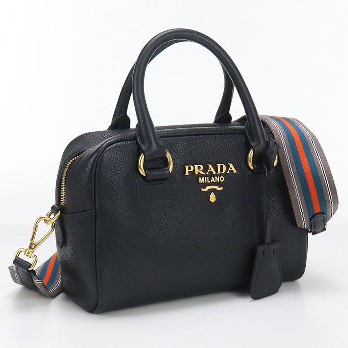 Prada 2WAY Vittero Leather 1bb108 2E8K F0002 Handbag Leather Women