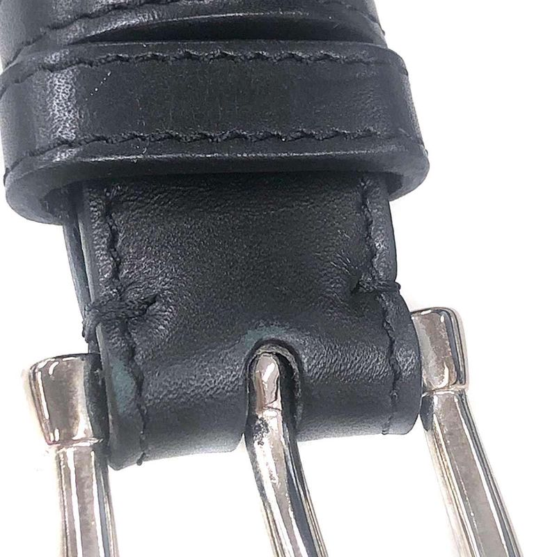Christian Dior Leather Belt 031act02519 Black T40
