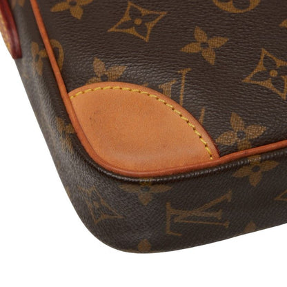 Louis Vuitton Monogram Danube Crossbody Shoulder Bag M45266 Brown PVC Leather