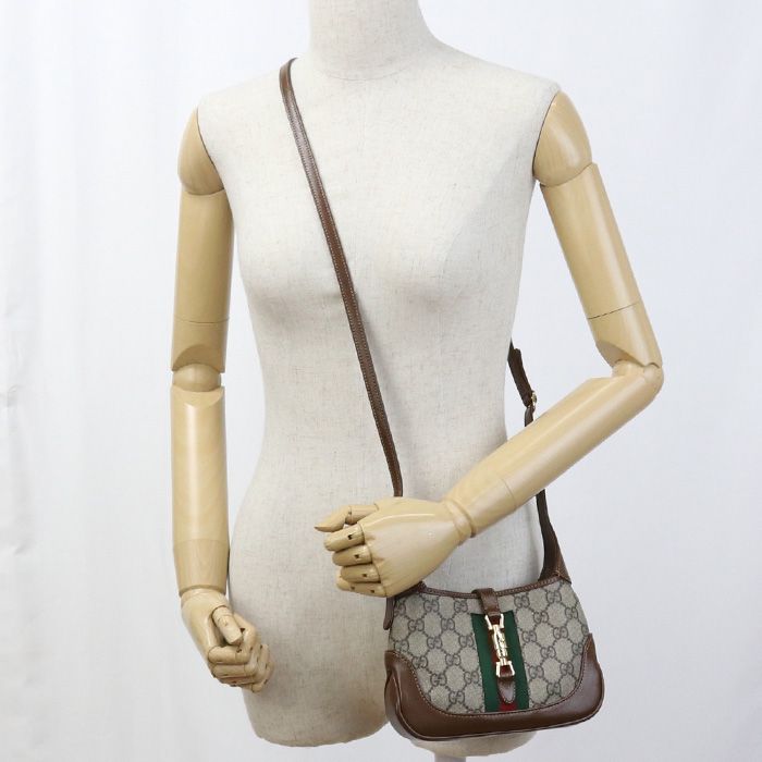 Gucci Mini Bag Gucci Jackie 1961 637092 Handbag GG Supreme Women's