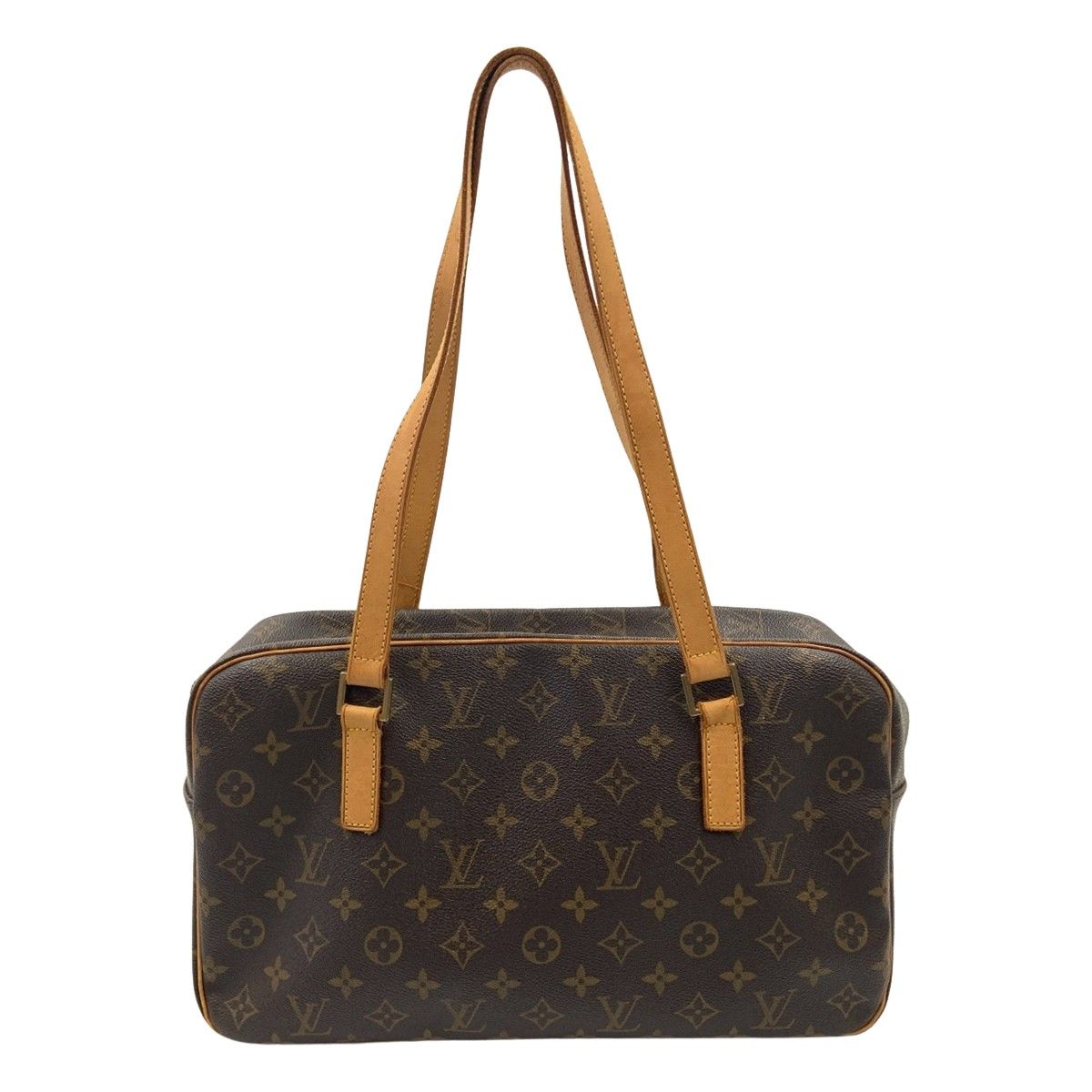 Louis Vuitton Monogram Shite GM Monogram Shite Shoulder Bag M51181 Brown