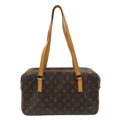 Louis Vuitton Monogram Shite GM Monogram Shite Shoulder Bag M51181 Brown