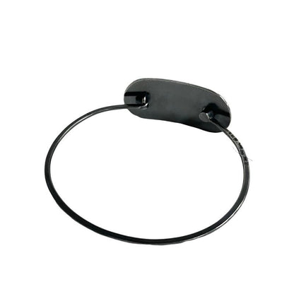 Bottega Veneta Intrecciato Silver Plated Bracelet Bangle Men Women 35993
