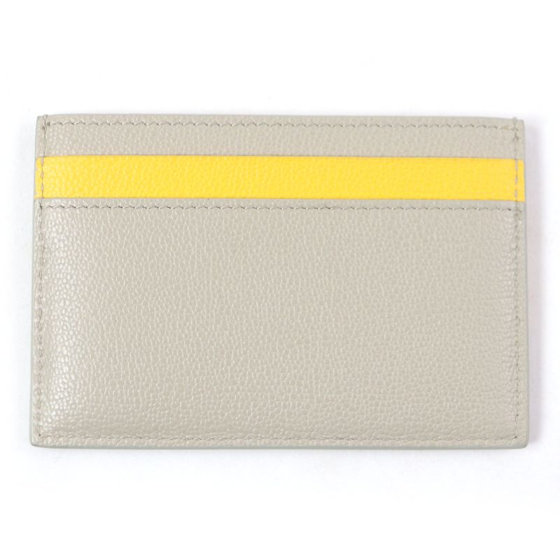 Bvlgari 294147 Bvlgari MAN Logo Hardware Leather Card Case Business Card Holder