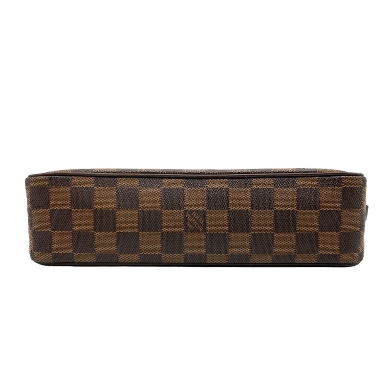 Louis Vuitton Ravello PM Shoulder Bag Damier Ebène N60007 Brown Gold Hardware