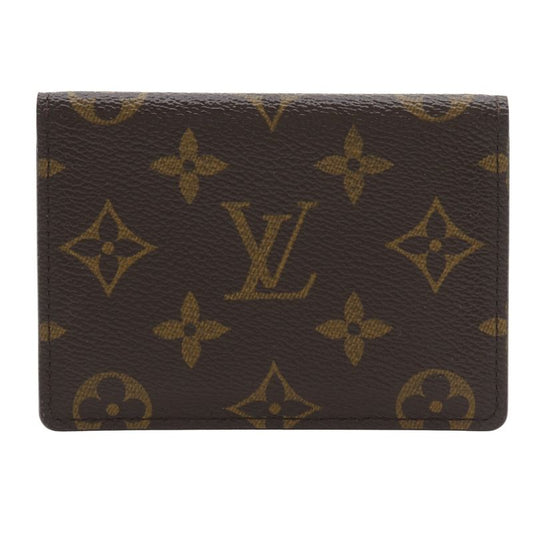 Louis Vuitton Porte 2 Carte Vertical Regular Holder M60533 Monogram Canvas