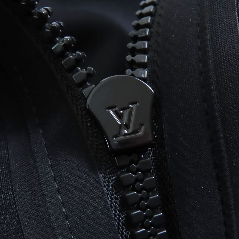 Louis Vuitton 23SS Vivid Trim Long Sleeve Top Cropped Top Black 34 Made In