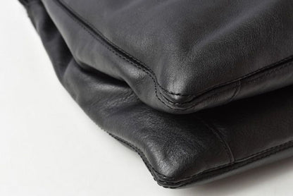 Chanel Shoulder Bag Tote Bag A4 Chanel Coco Mark Lamb Leather Black