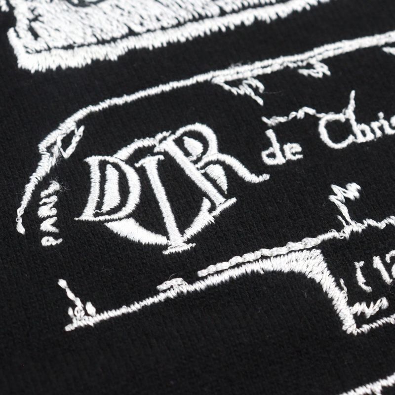DIOR Homme 25SS 513m663a2007 100% Wool Archives Labels Embroidered Logo