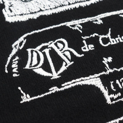 DIOR Homme 25SS 513m663a2007 100% Wool Archives Labels Embroidered Logo
