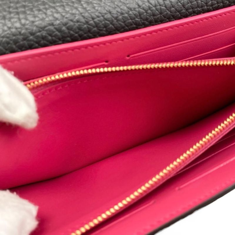 Louis Vuitton Bifold Long Wallet Portefeuille Capucines M62148 Taurillon