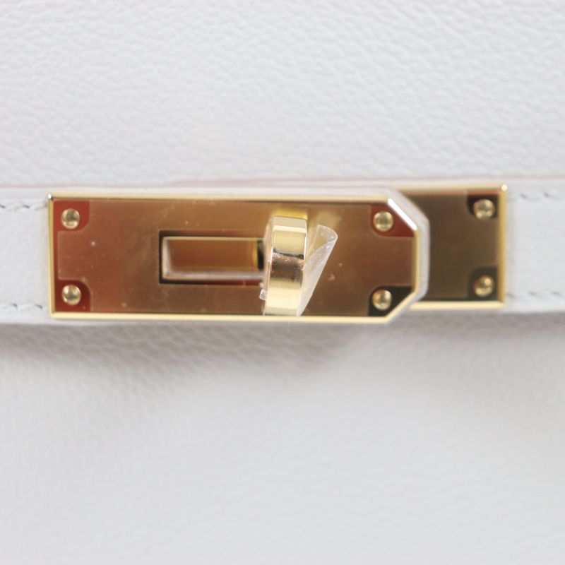 Hermes Gipsyère Mini Beton Evercolor Gold Hardware Handbag Engraved B With Box