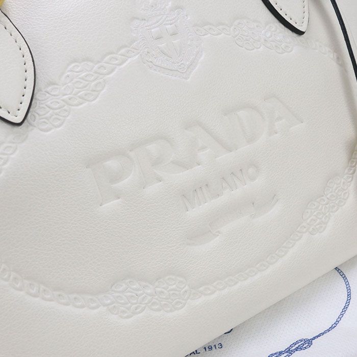 Prada 2WAY Bag 1ba111 2EBJ F0009 Handbag Leather Women