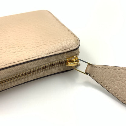Louis Vuitton Portefeuille Comet L-Shaped Zipper Long Wallet M63104 Beige