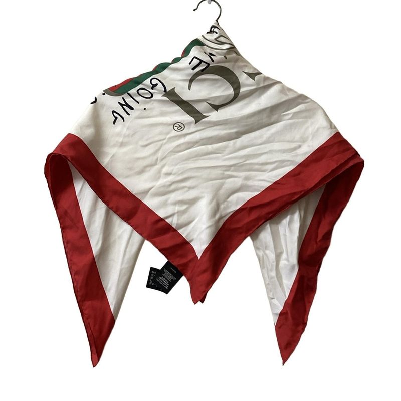 Gucci Scarf - Ivory X Red X Multi Sherry (web)