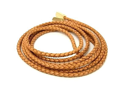 Louis Vuitton M67302 Santure VVN Trécée Rope Belt With Cord Brownish And Gold
