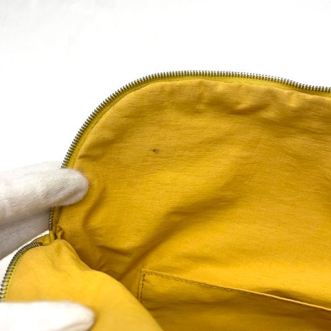 Hermes Pouch Bolide Pouch GM Yellow Bolide Excellent Condition Old Shape